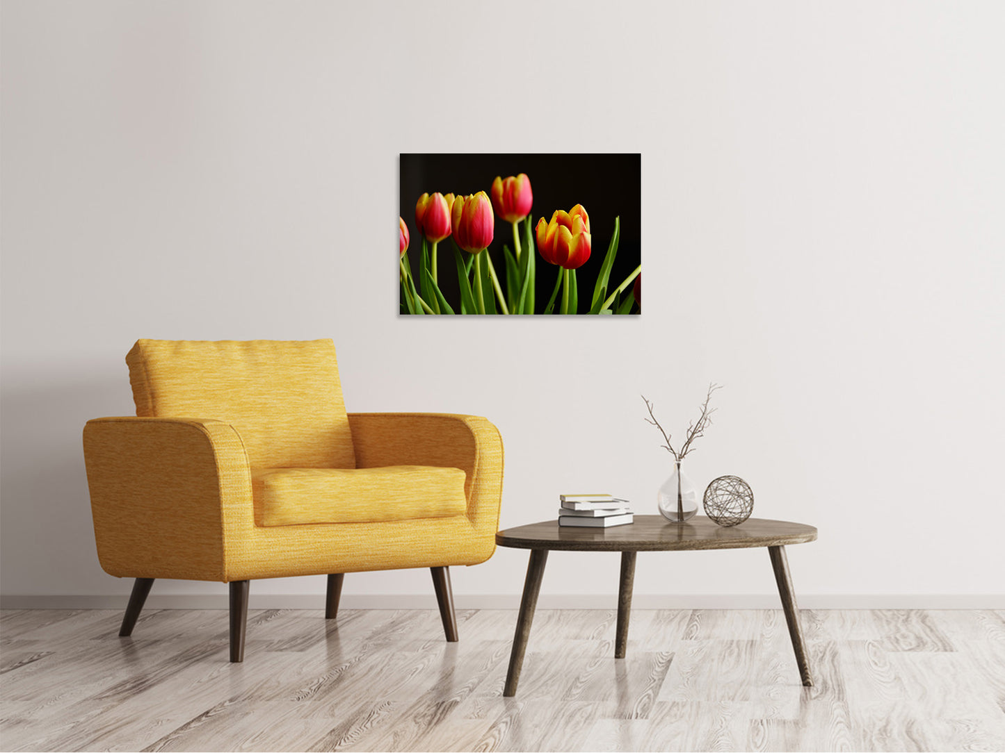 Leinwandbild Farbenfrohe Tulpen