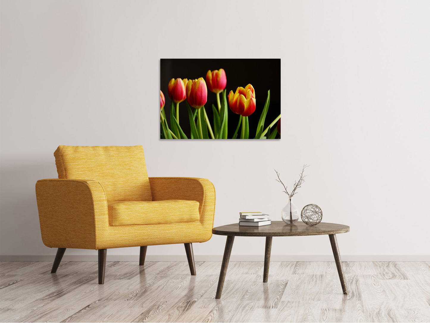 Leinwandbild Farbenfrohe Tulpen