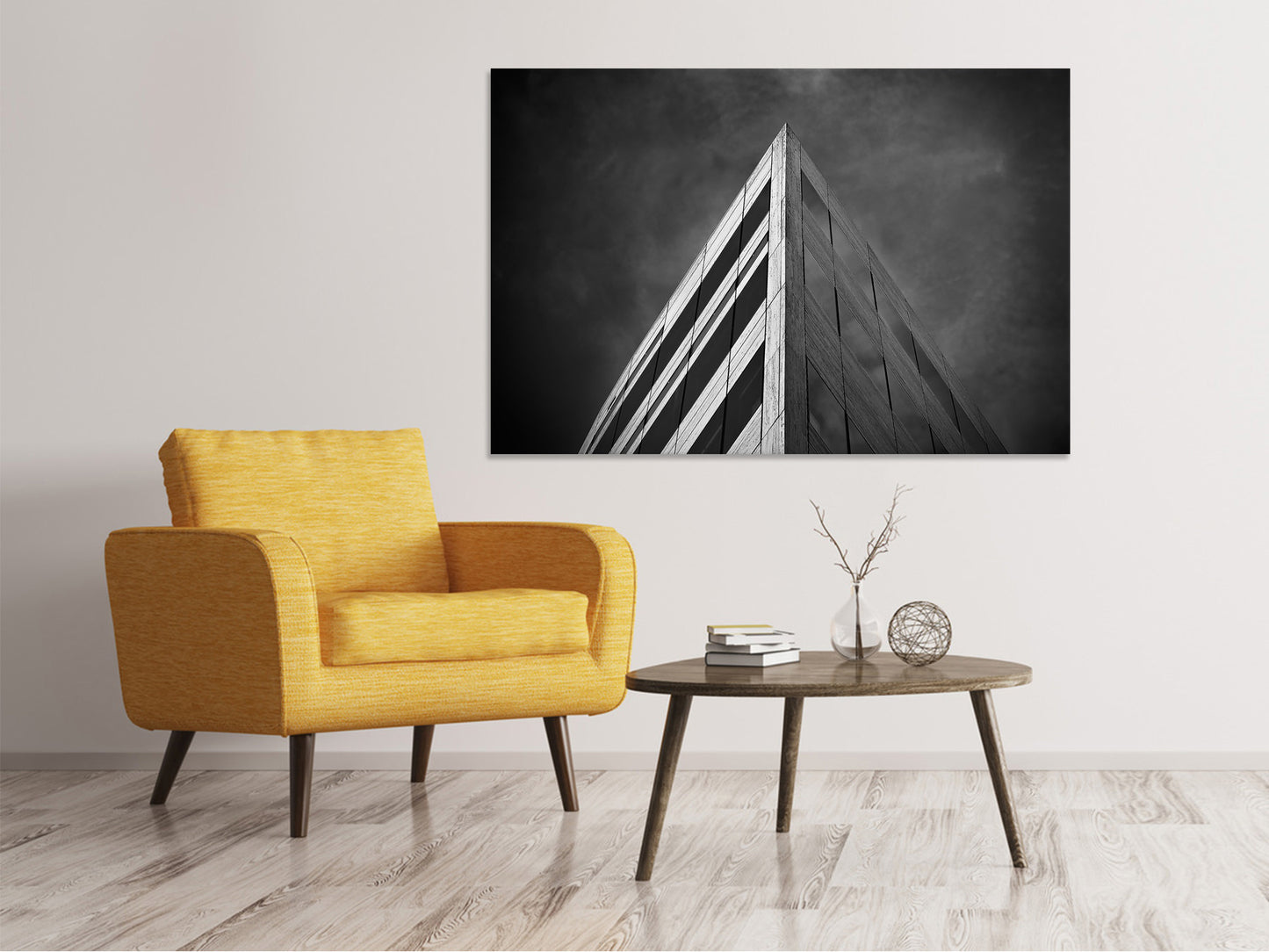 Leinwandbild Close Up Moderne Architektur