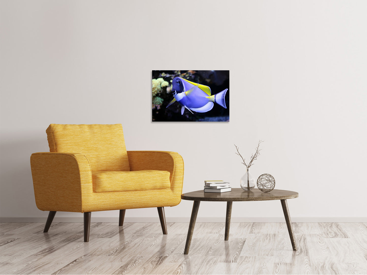 Leinwandbild Der Weisskehl Doktorfisch