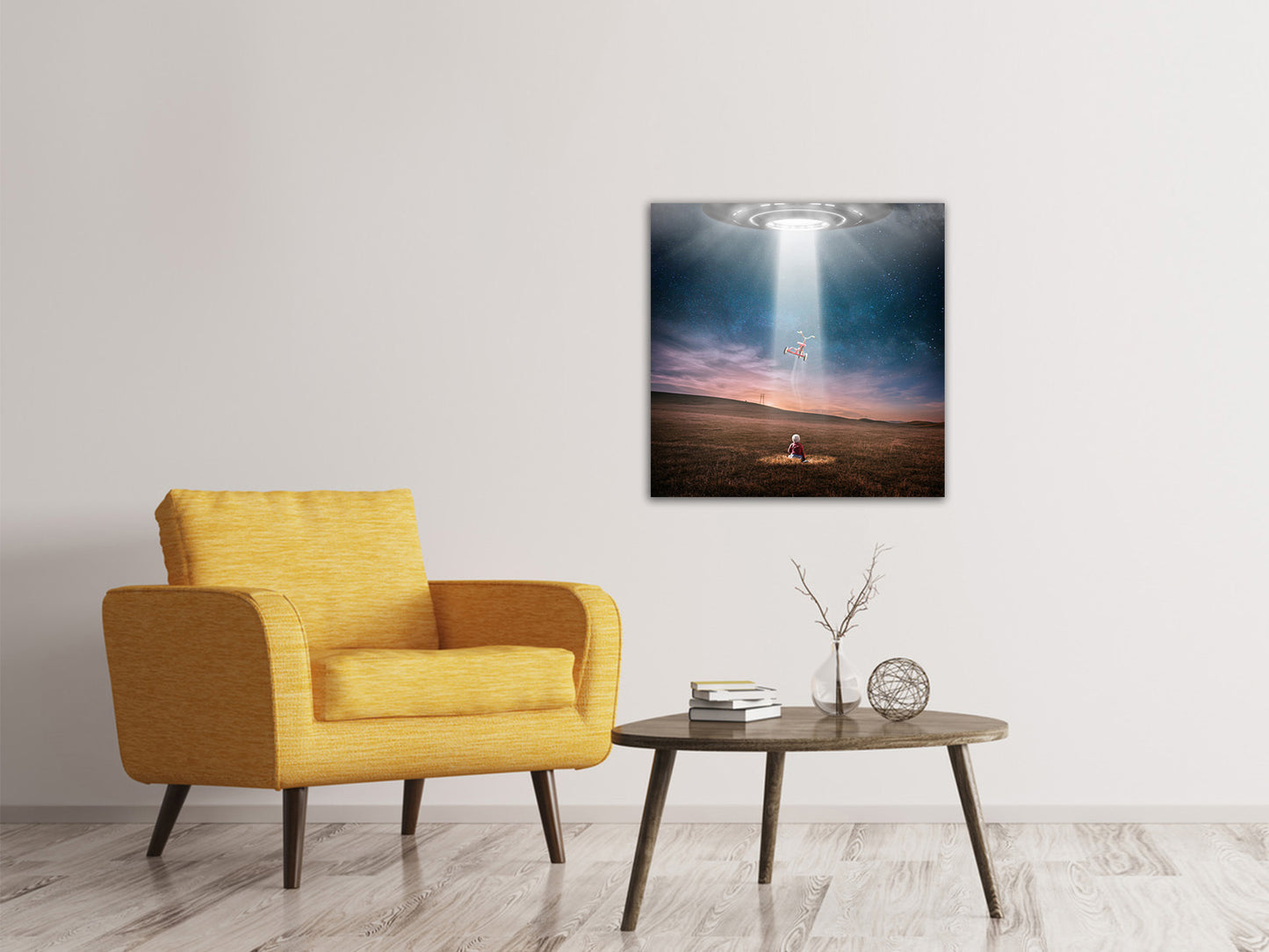 Leinwandbild Ein Ufo