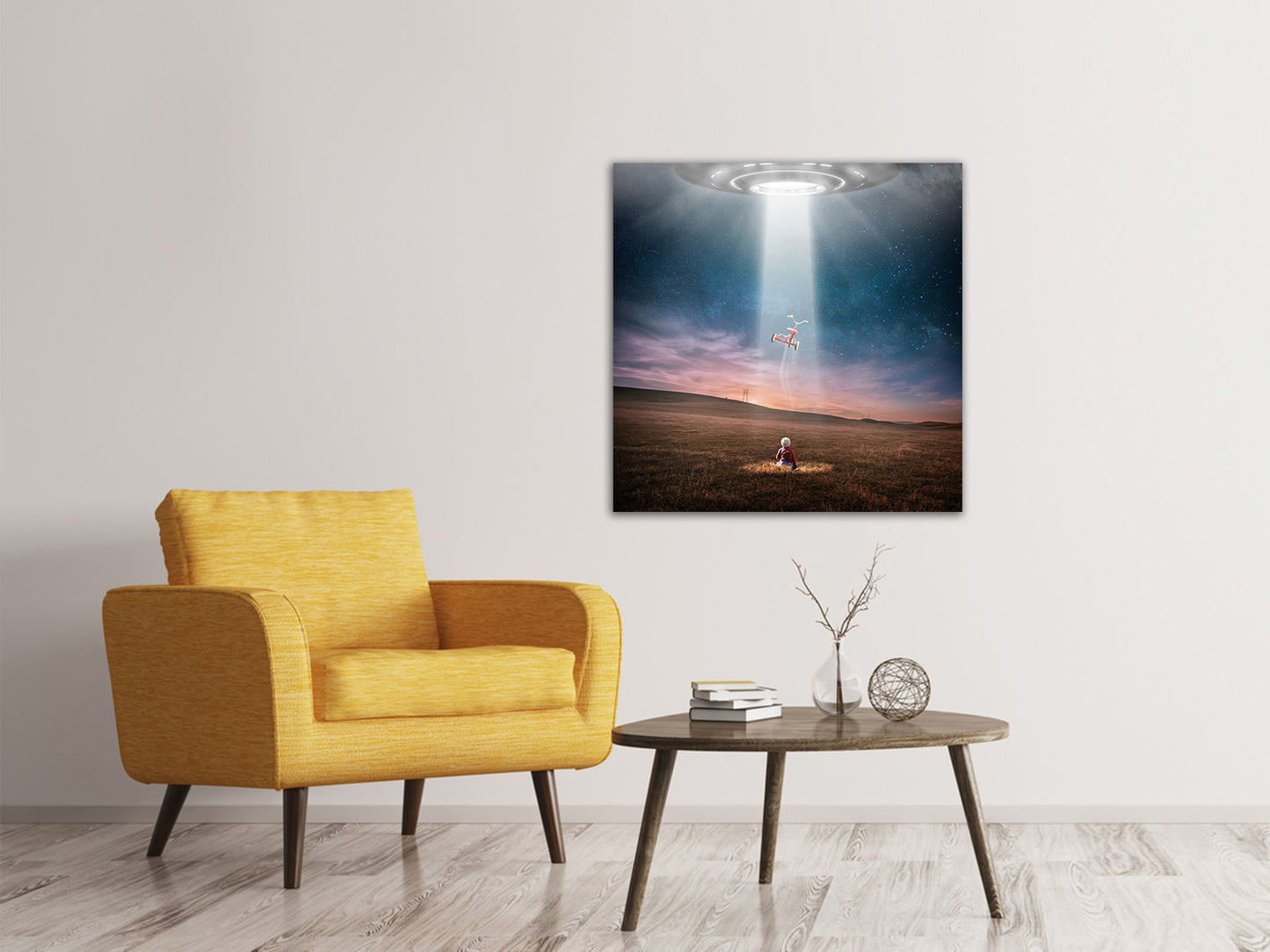 Leinwandbild Ein Ufo