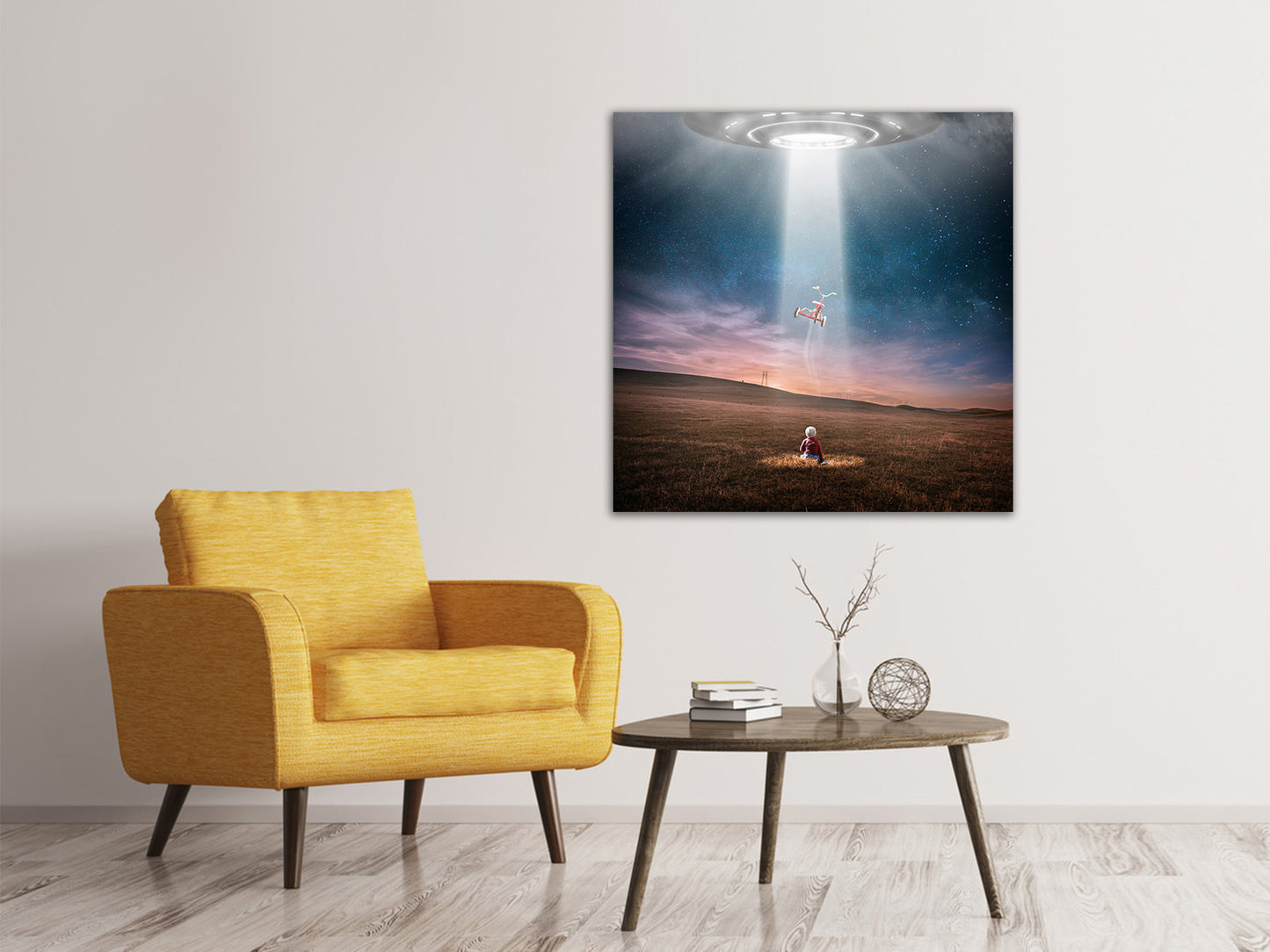 Leinwandbild Ein Ufo