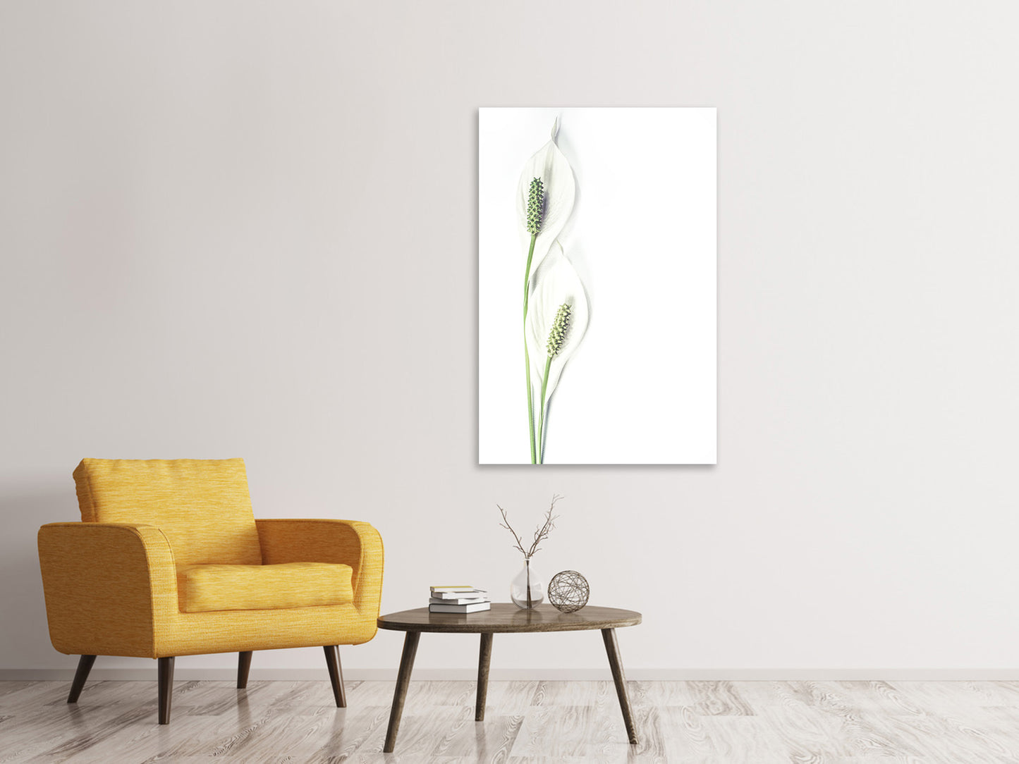 Leinwandbild Lilien Samenkapseln