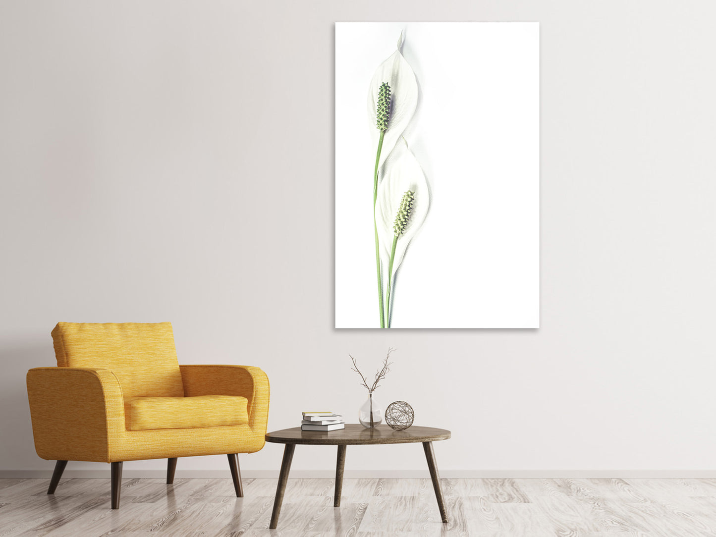 Leinwandbild Lilien Samenkapseln