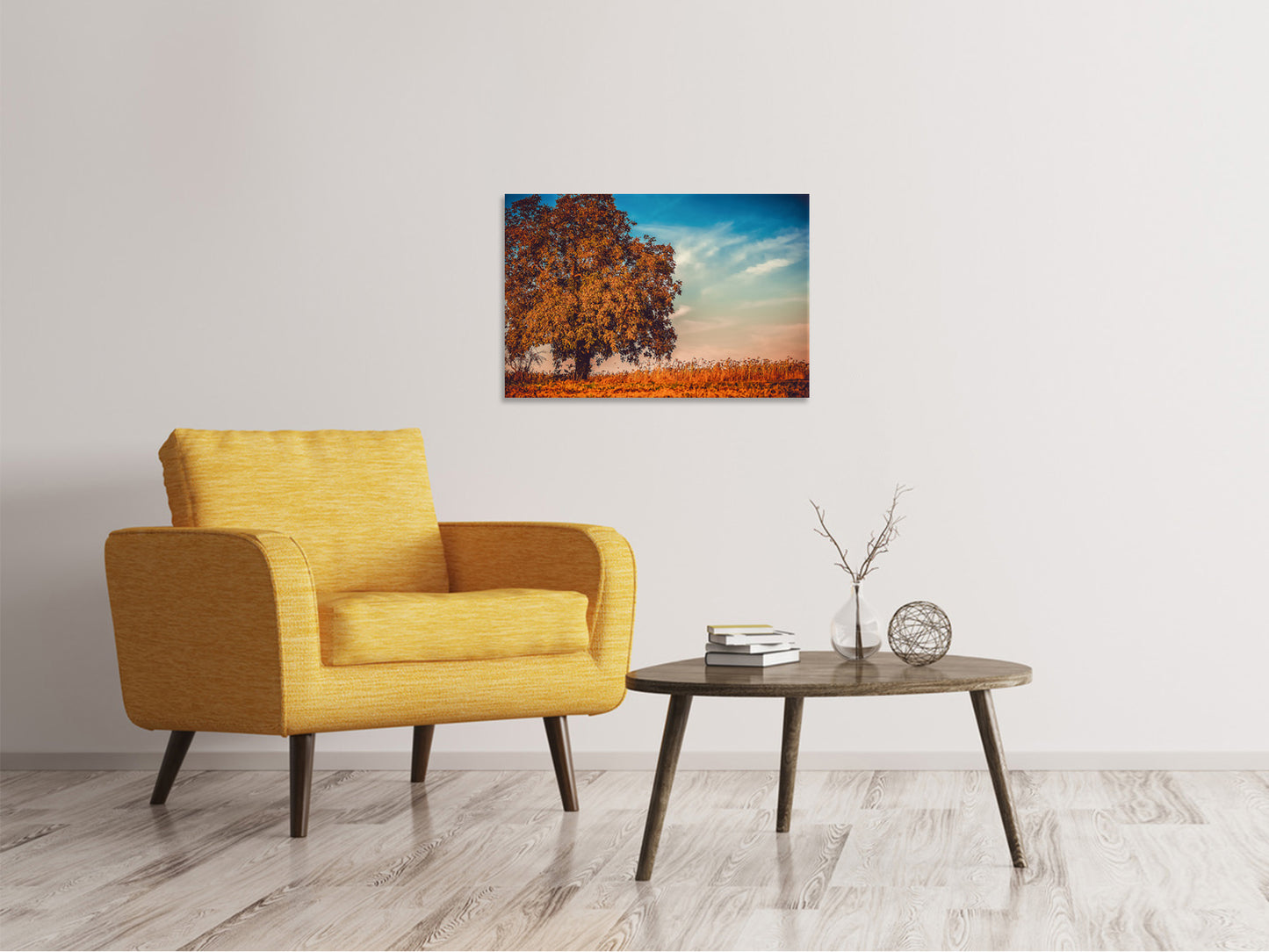 Leinwandbild Der Nussbaum