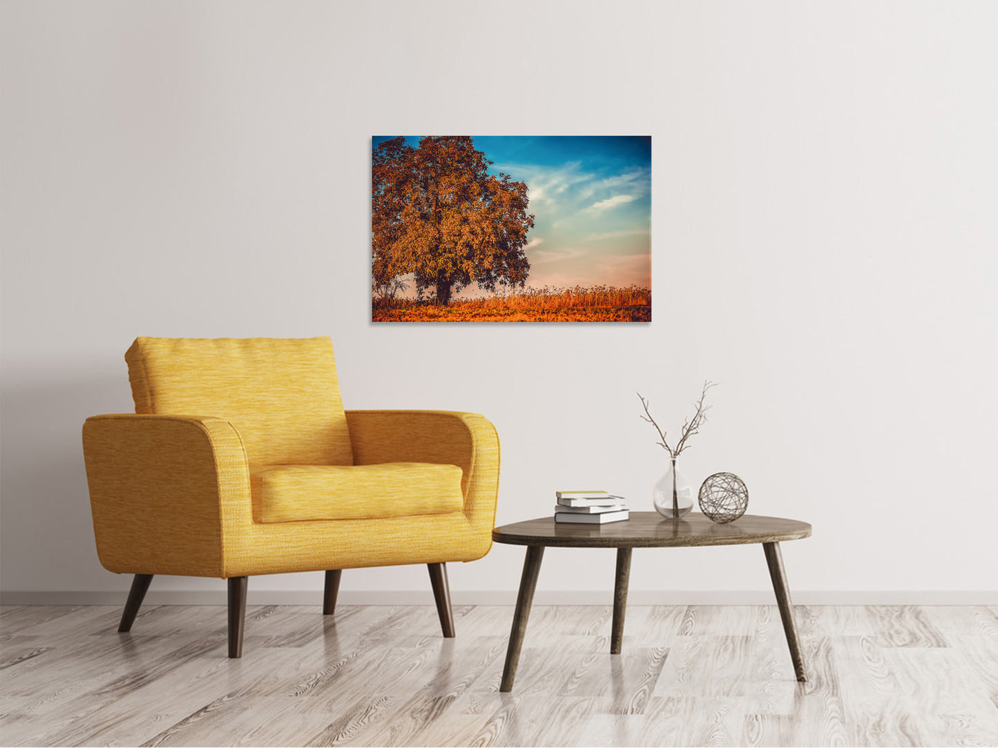 Leinwandbild Der Nussbaum