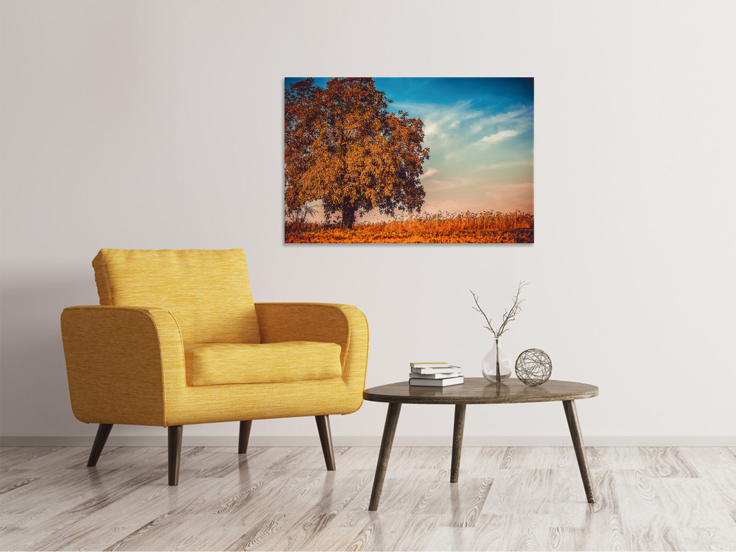 Leinwandbild Der Nussbaum