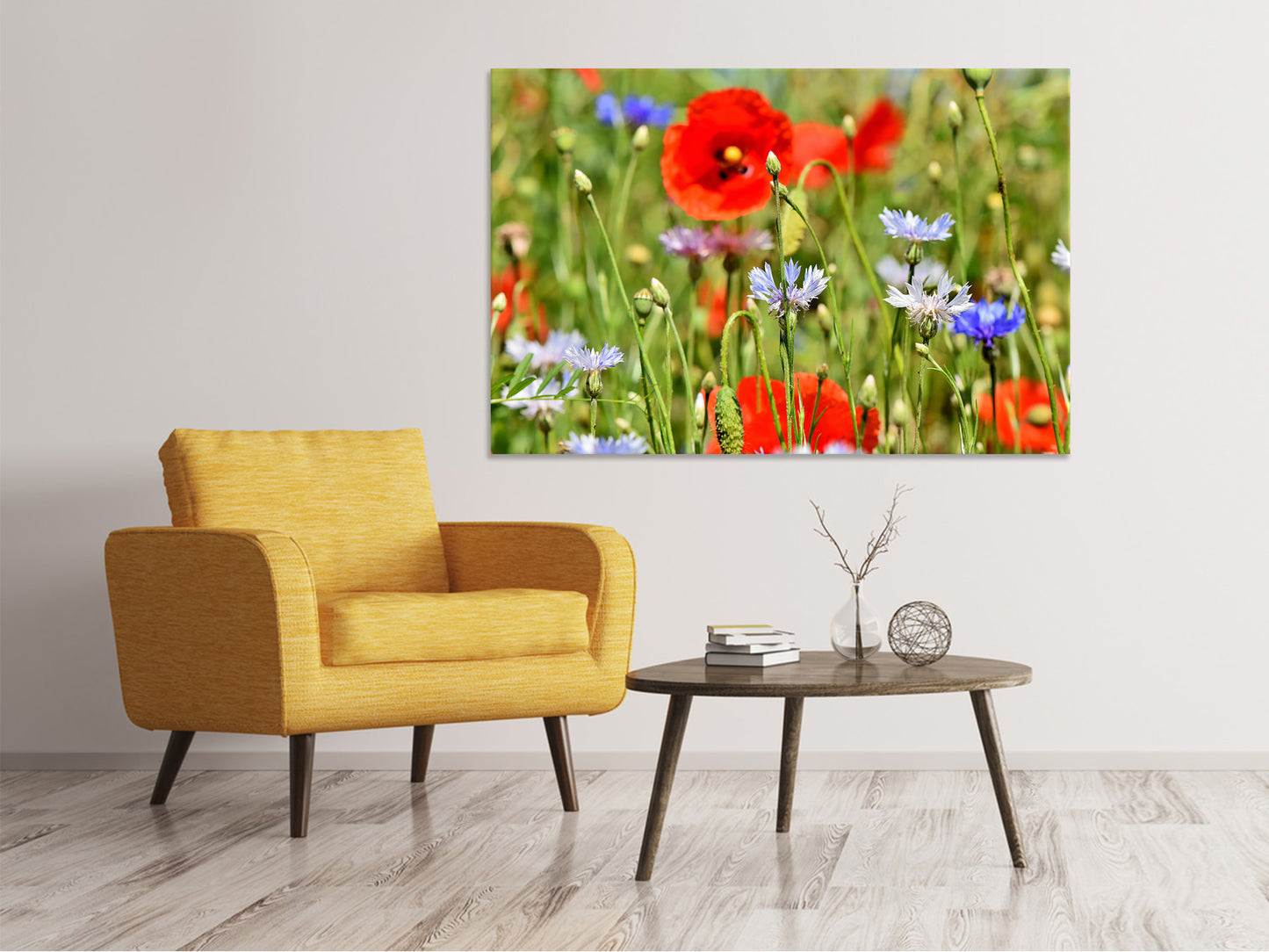 Leinwandbild Der wilde Mohn XL