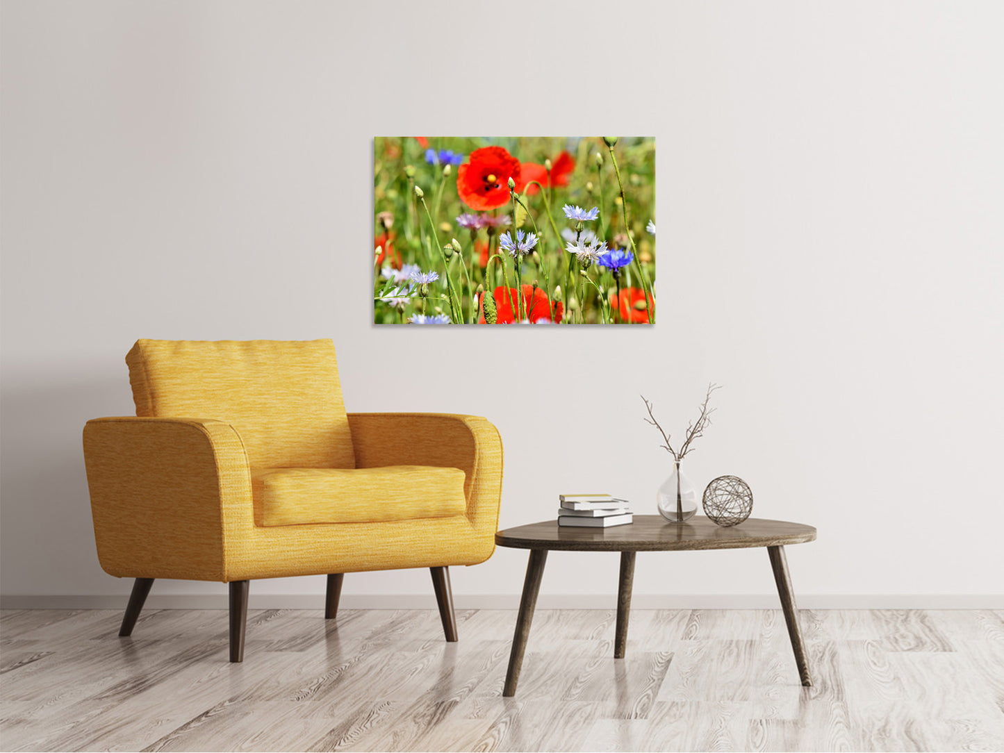 Leinwandbild Der wilde Mohn XL