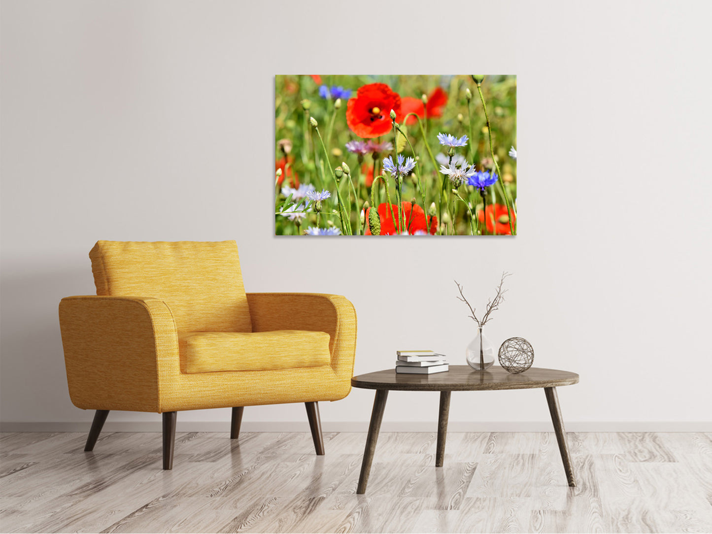 Leinwandbild Der wilde Mohn XL