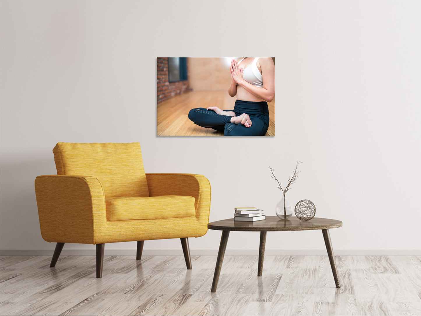 Leinwandbild Entspanntes Yoga