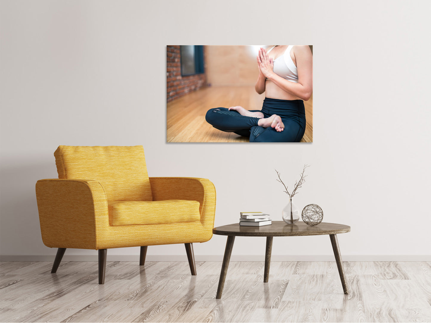 Leinwandbild Entspanntes Yoga