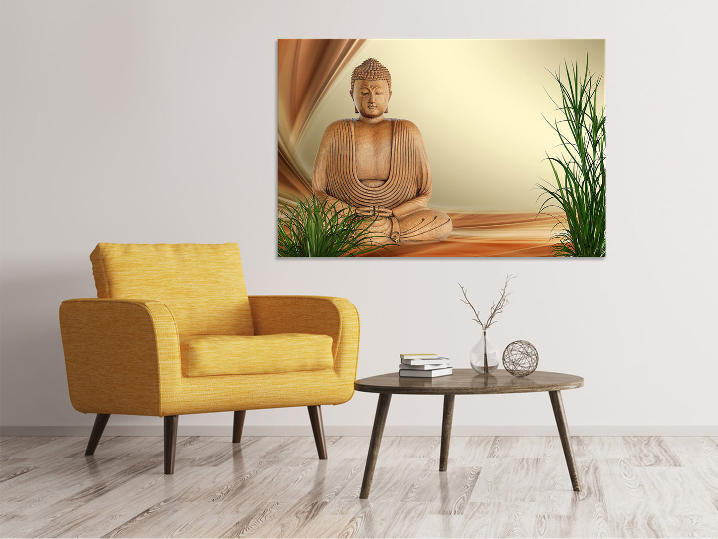 Leinwandbild XL Buddha