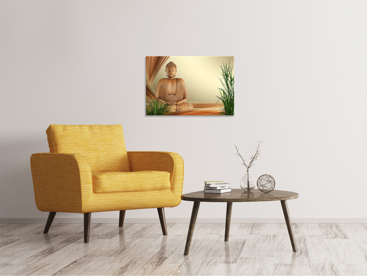 Leinwandbild XL Buddha
