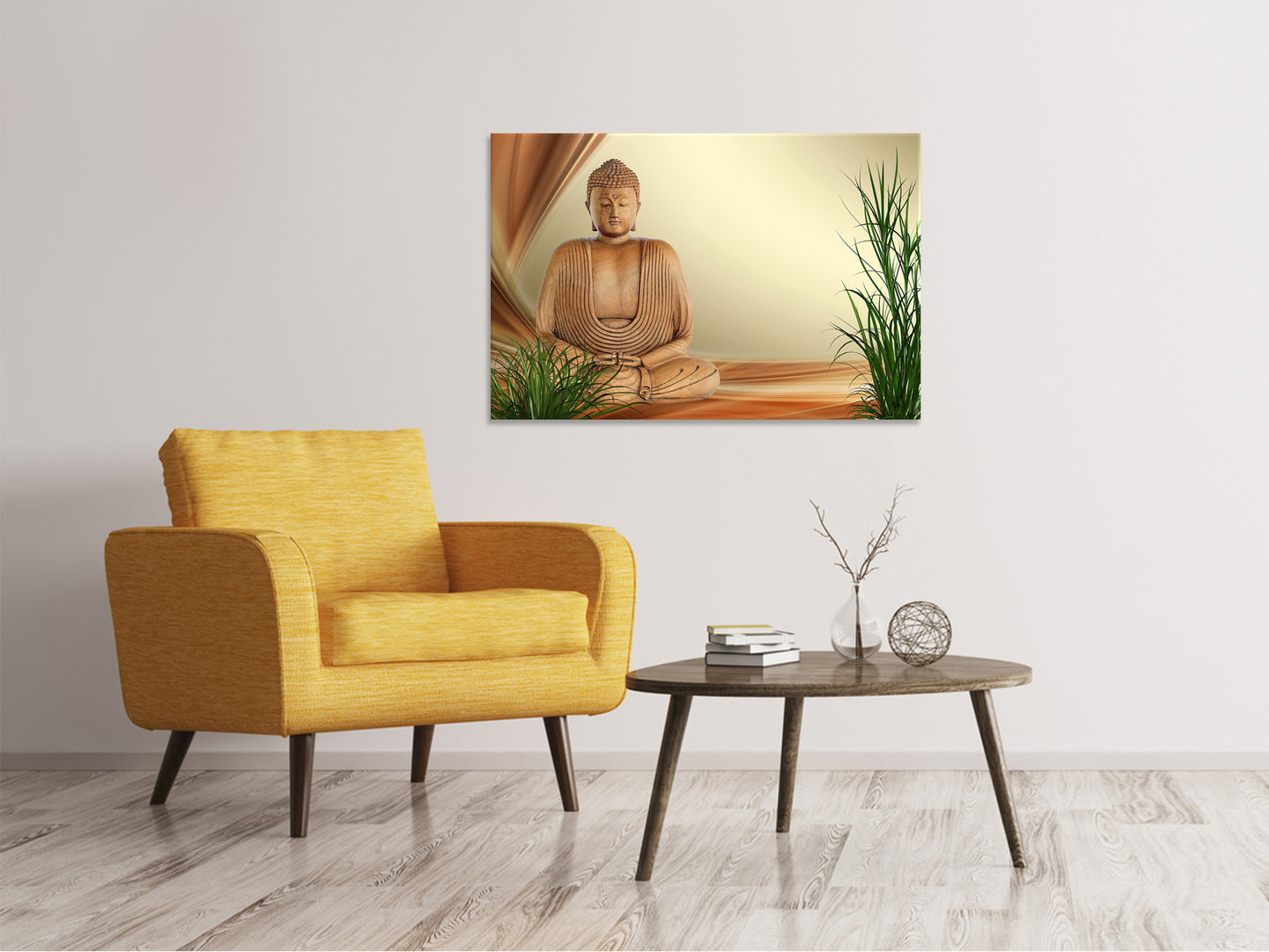 Leinwandbild XL Buddha