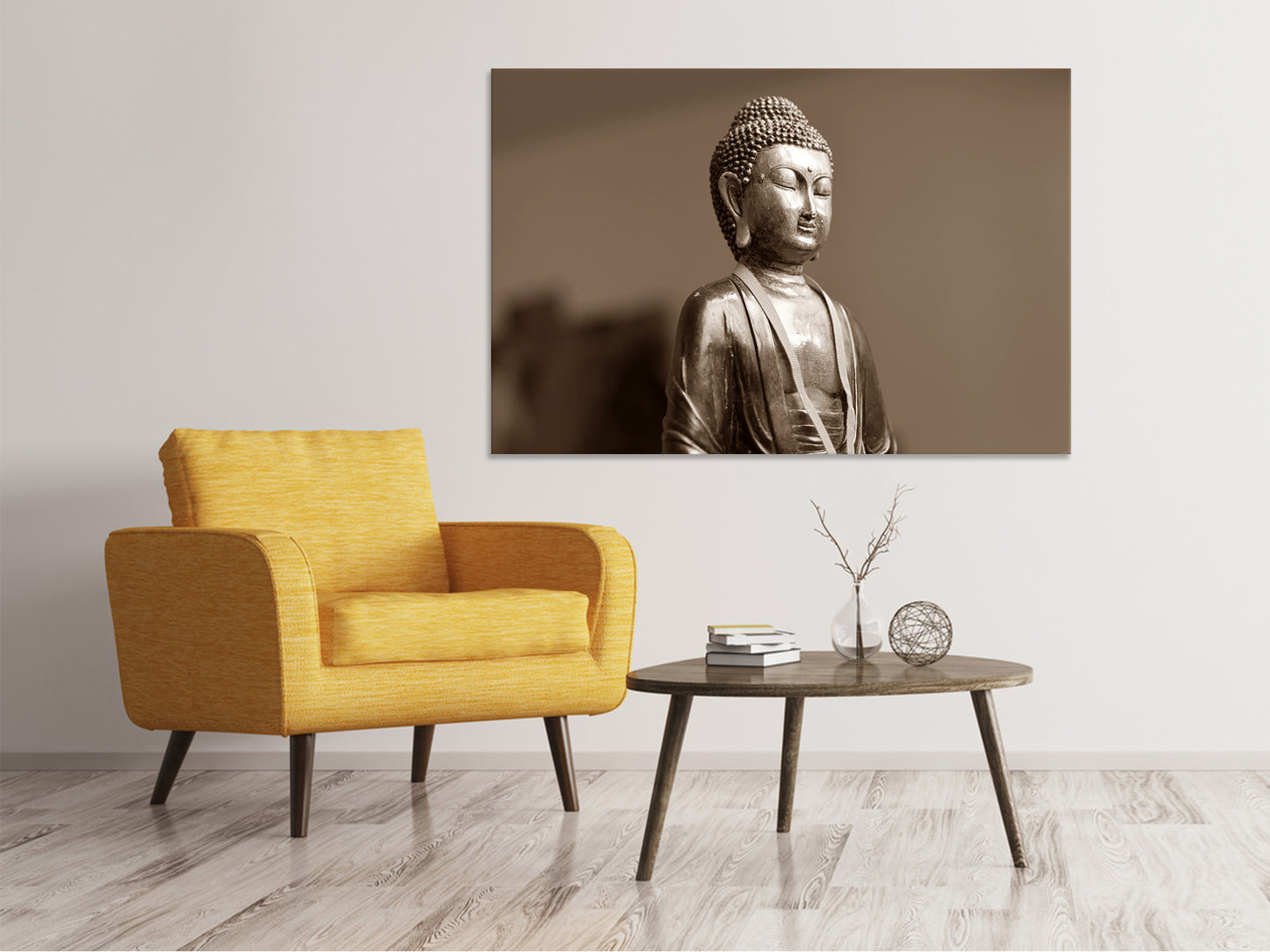 Leinwandbild Buddha in Meditation XL