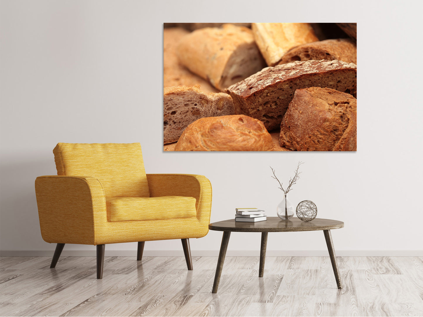 Leinwandbild Die Brotsorten