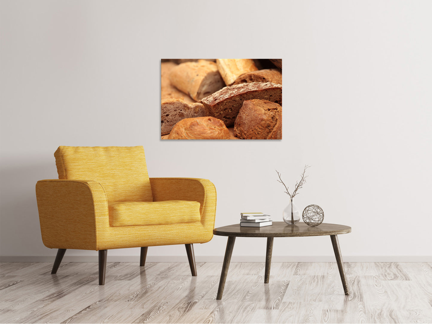 Leinwandbild Die Brotsorten