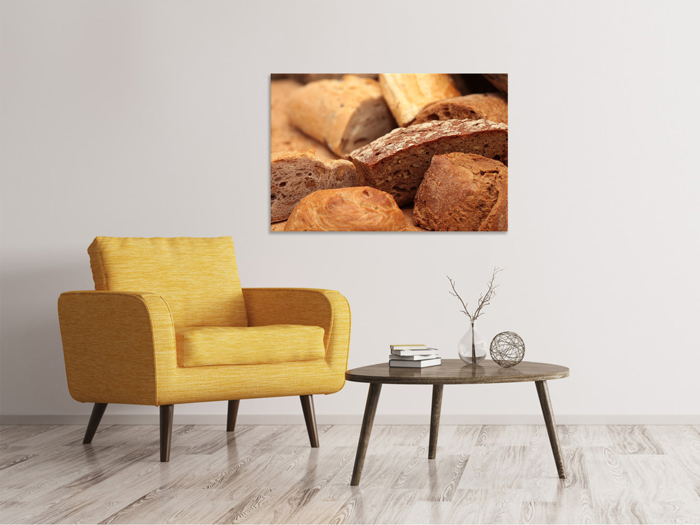 Leinwandbild Die Brotsorten
