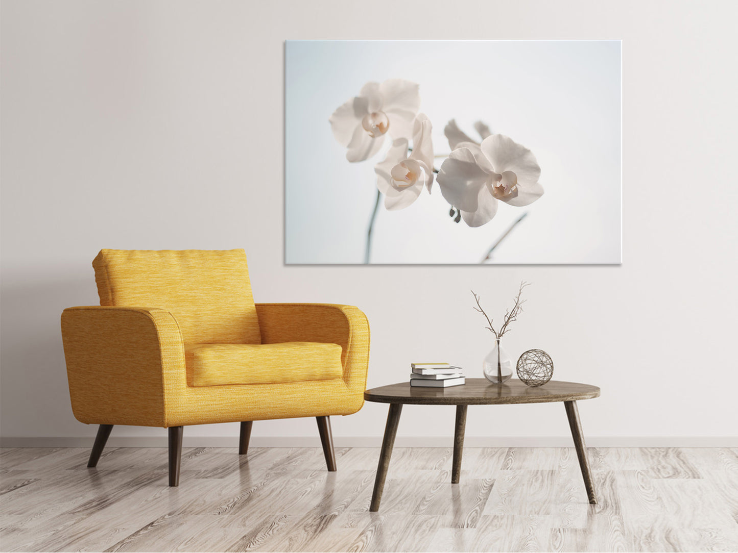Leinwandbild Anmutige Orchideen