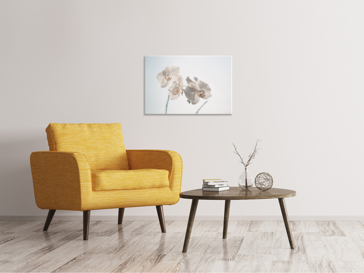 Leinwandbild Anmutige Orchideen