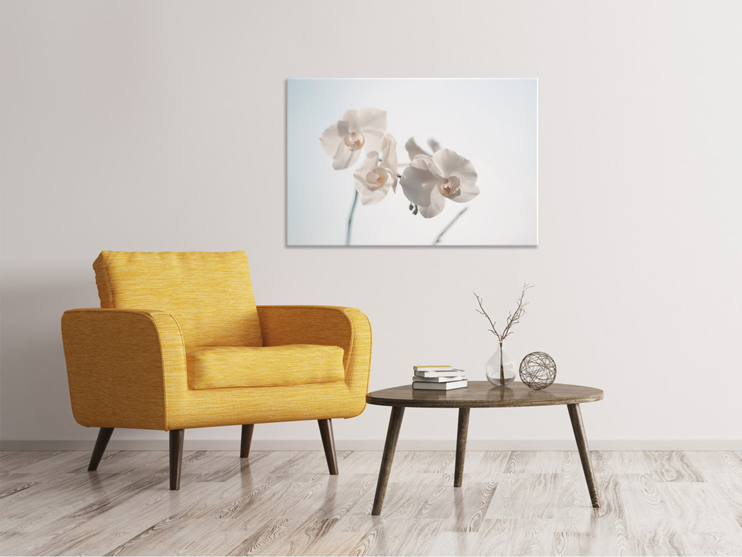 Leinwandbild Anmutige Orchideen