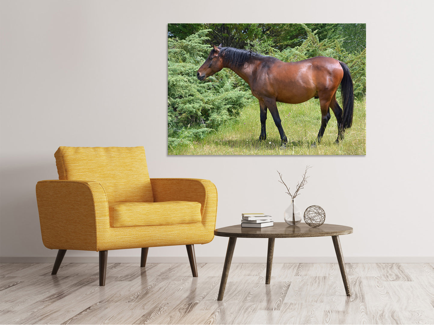 Leinwandbild Kräftiges Pferd