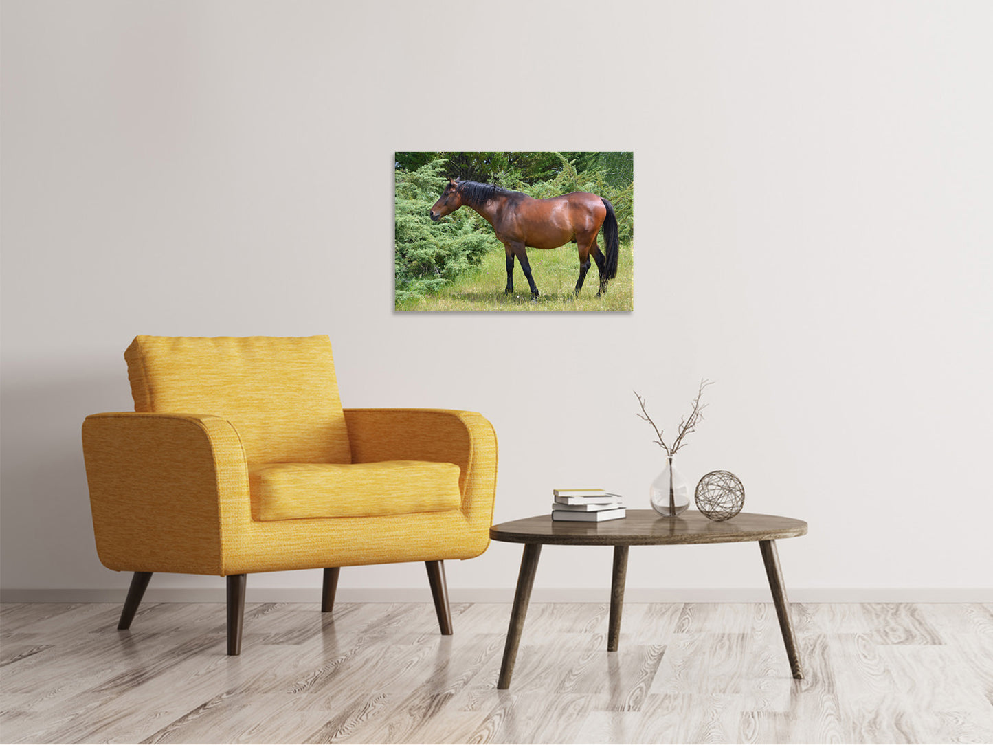 Leinwandbild Kräftiges Pferd