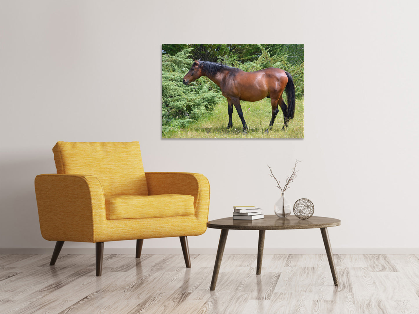 Leinwandbild Kräftiges Pferd