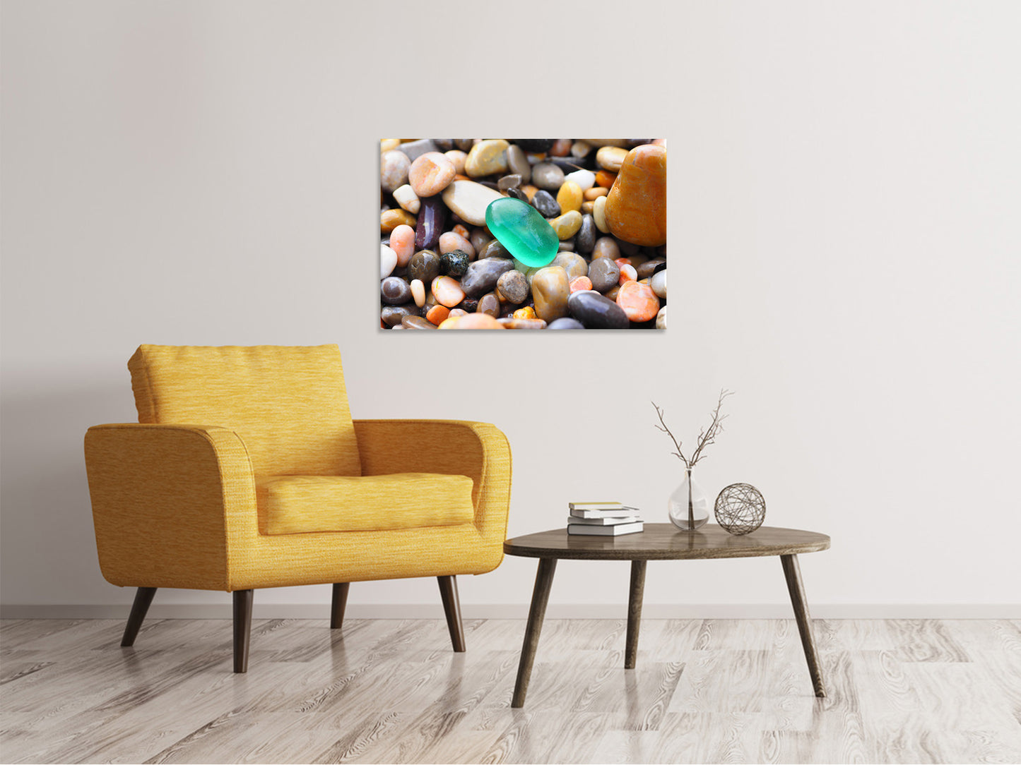Leinwandbild Bunte Edelsteine XXL