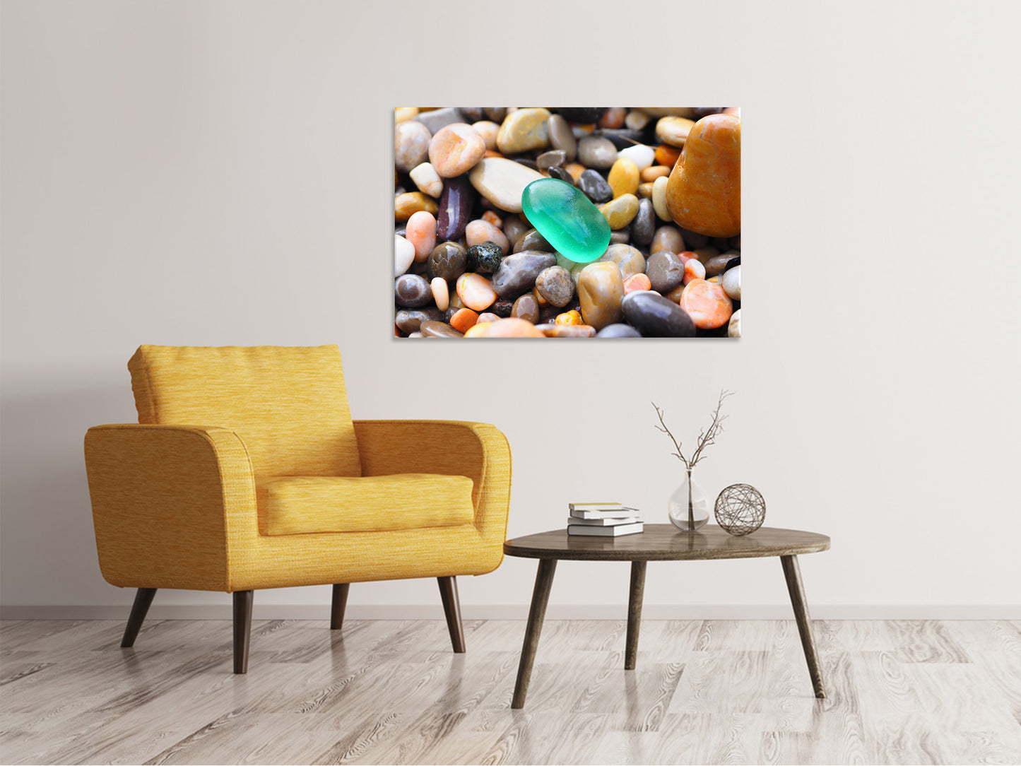 Leinwandbild Bunte Edelsteine XXL