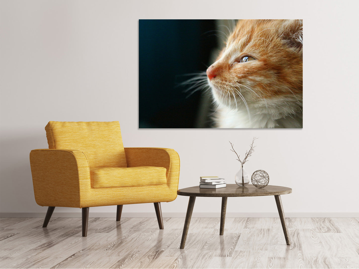 Leinwandbild Kitten Nase