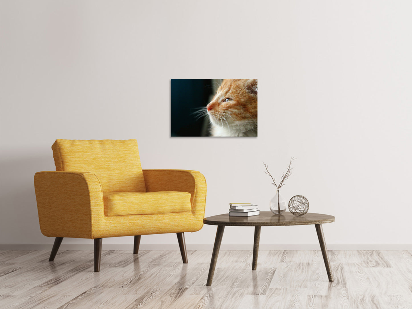 Leinwandbild Kitten Nase