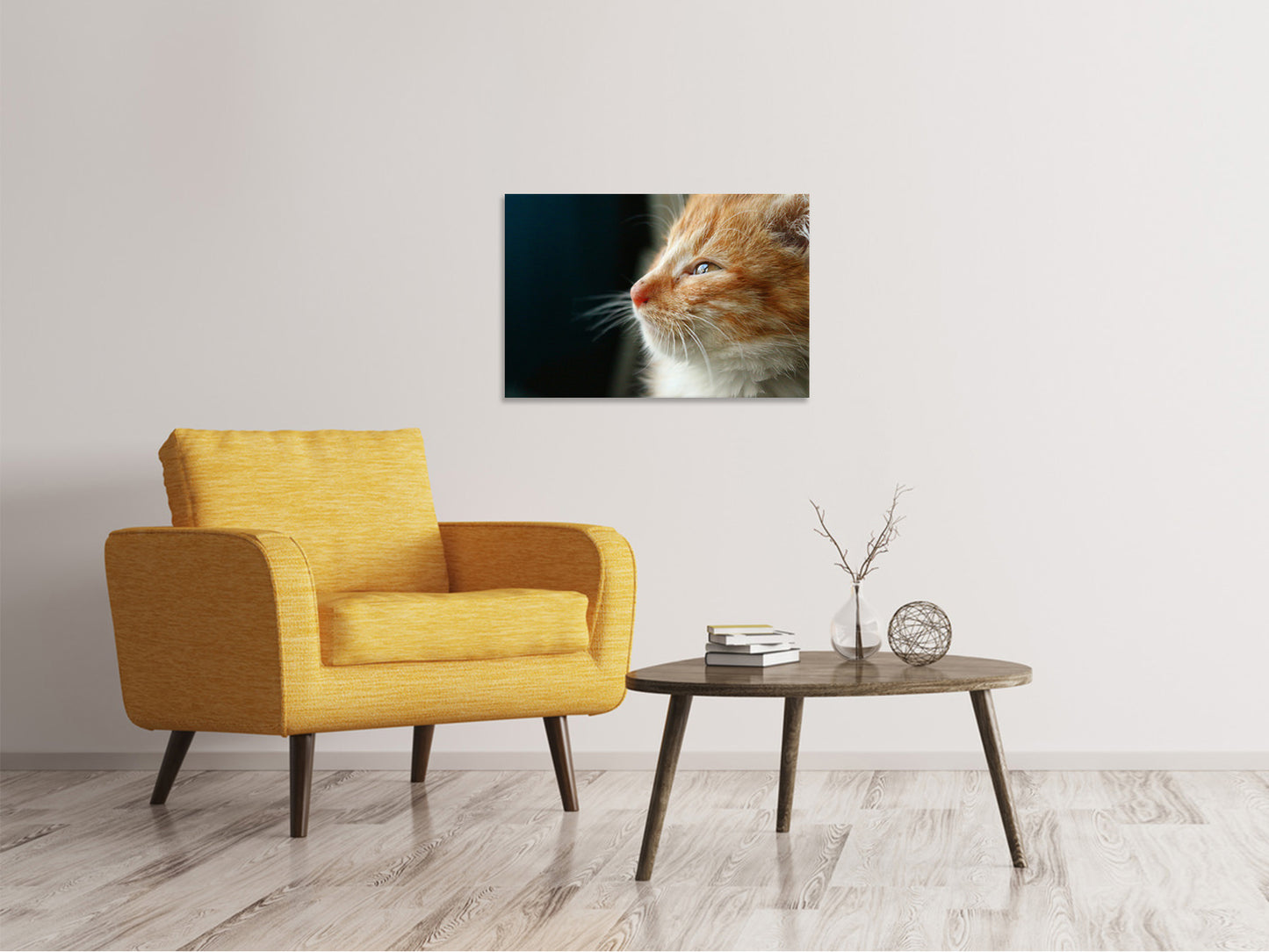 Leinwandbild Kitten Nase