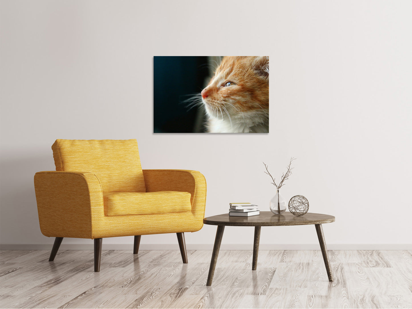 Leinwandbild Kitten Nase