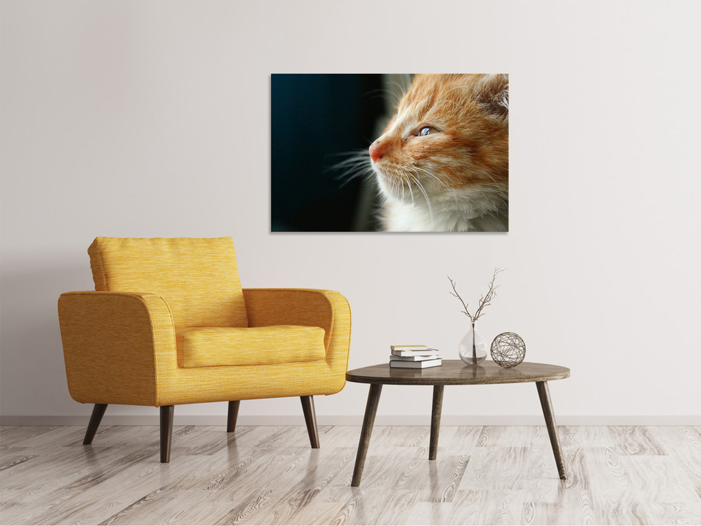 Leinwandbild Kitten Nase