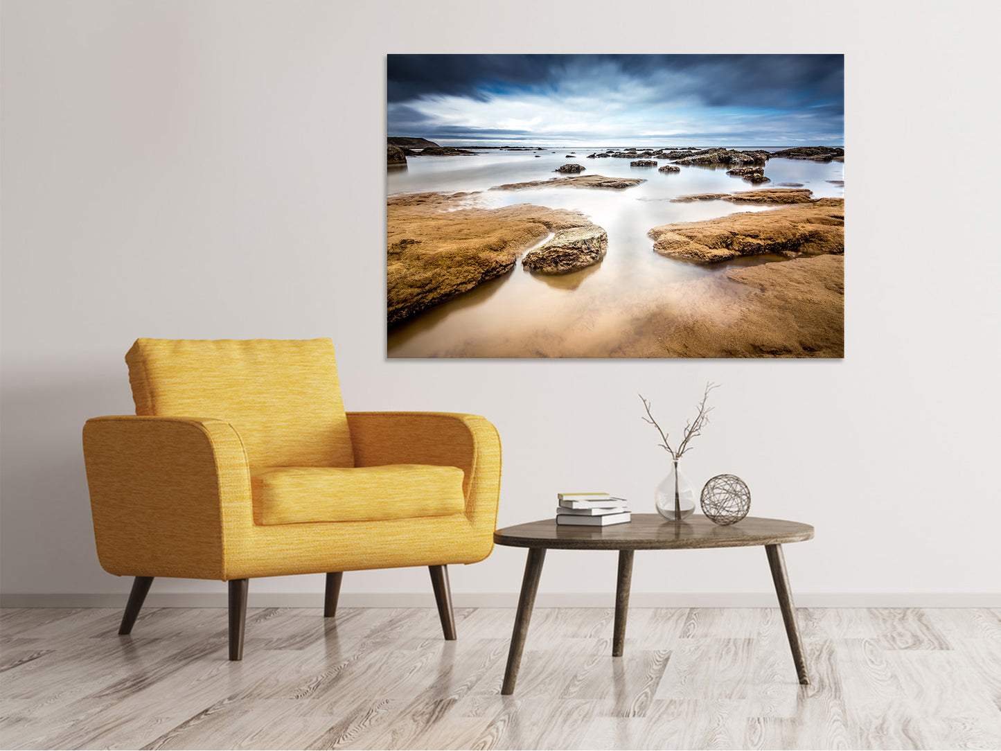 Leinwandbild Mystische Stimmung am Meer