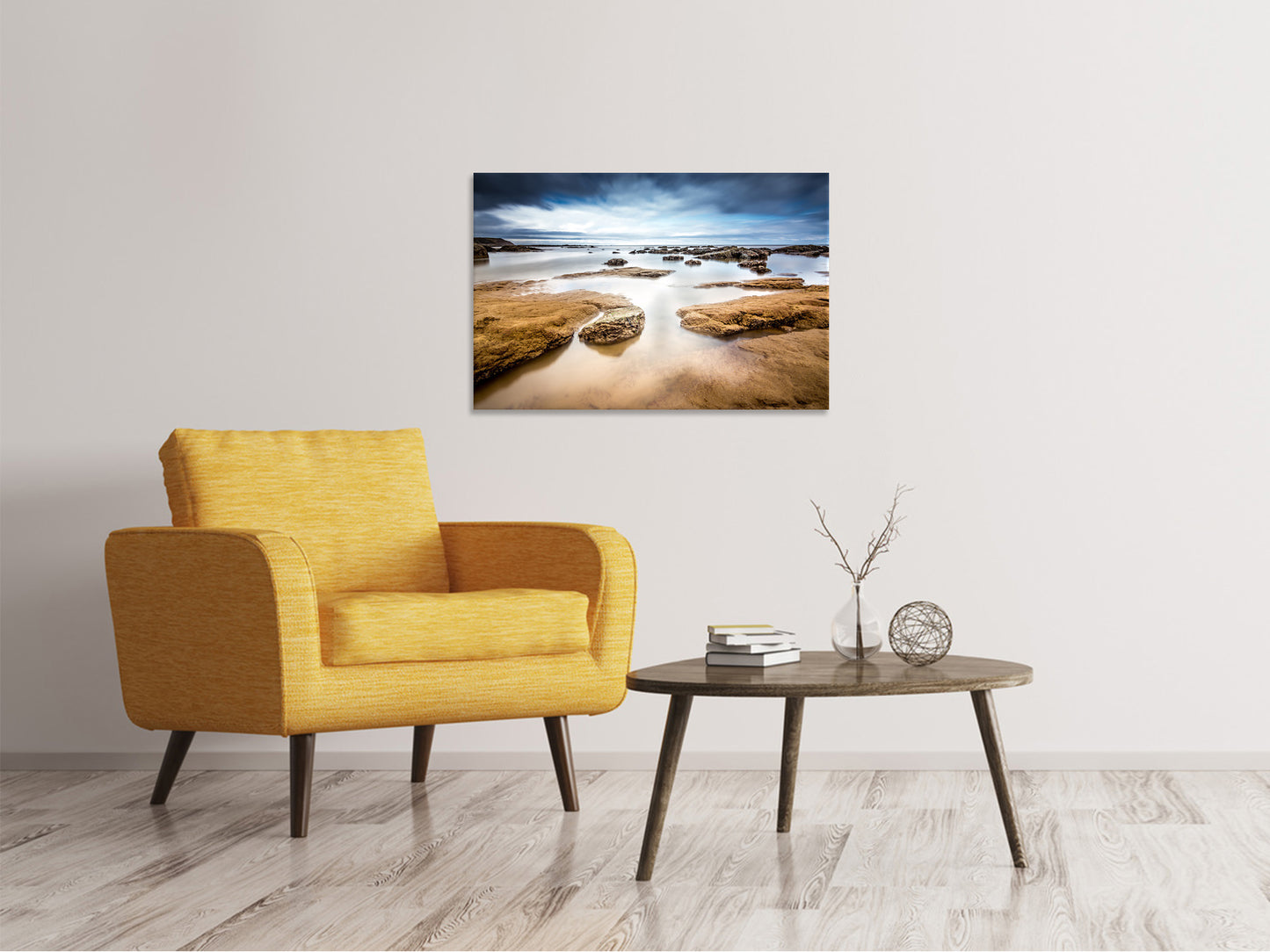 Leinwandbild Mystische Stimmung am Meer