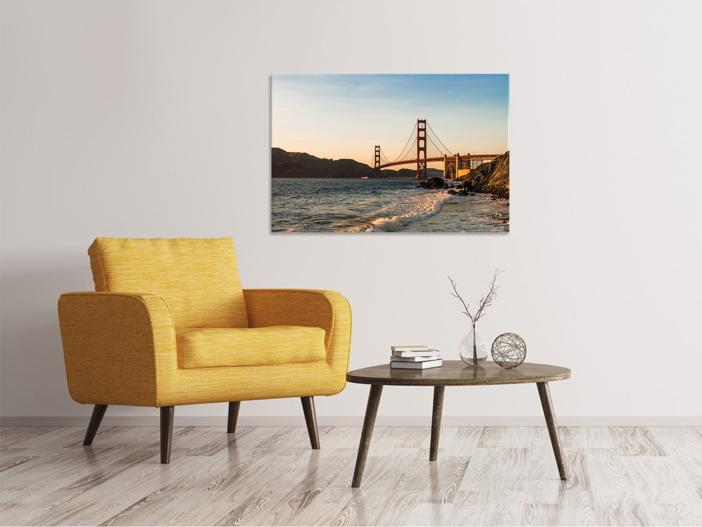 Leinwandbild An der Golden Gate Brücke