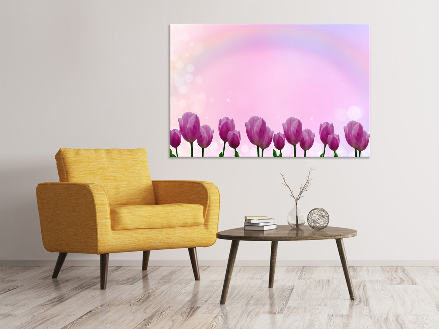 Leinwandbild Süsse Tulpen