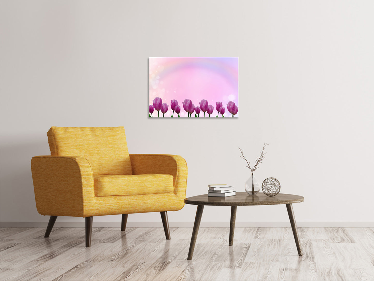 Leinwandbild Süsse Tulpen