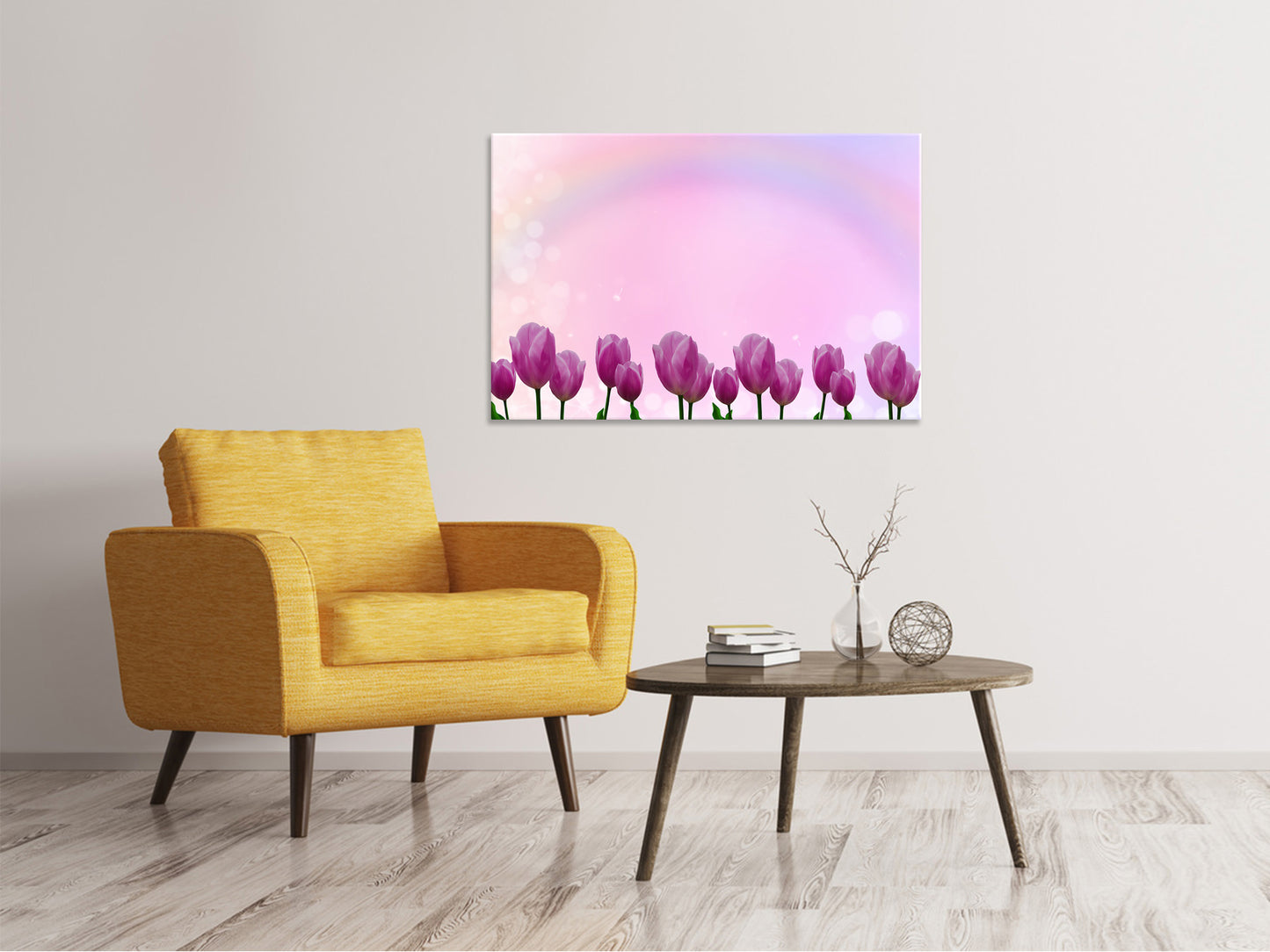 Leinwandbild Süsse Tulpen