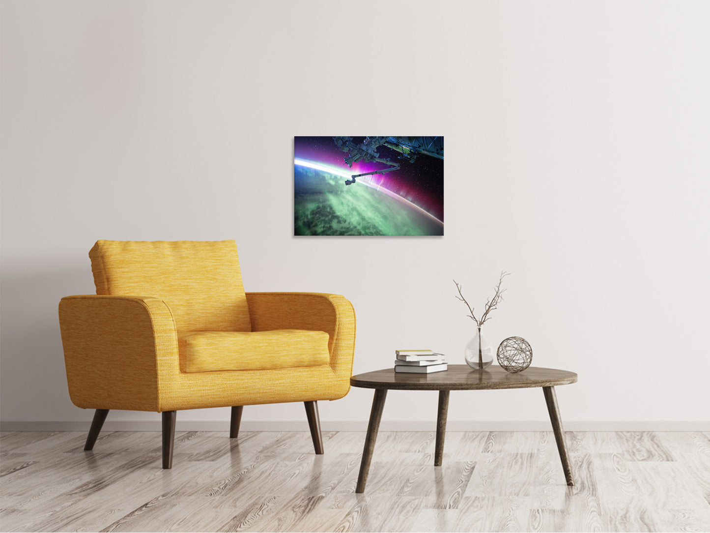 Leinwandbild Spektakuläres Satelliten Bild