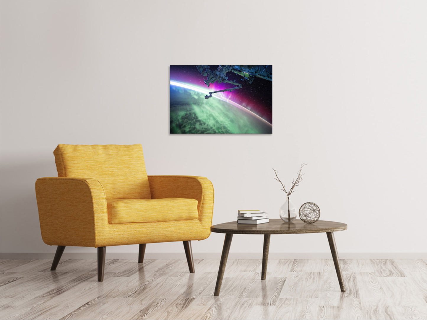 Leinwandbild Spektakuläres Satelliten Bild