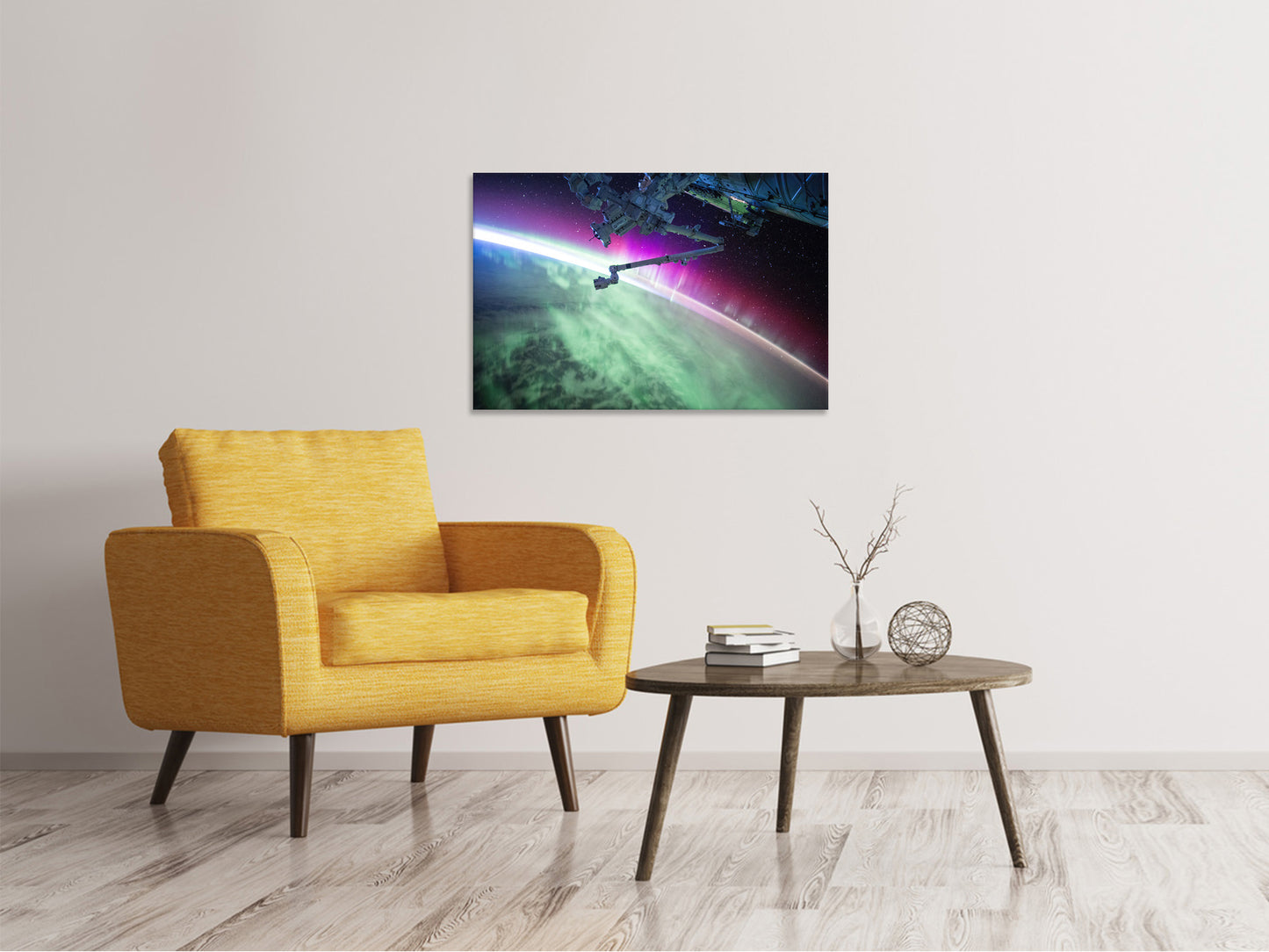 Leinwandbild Spektakuläres Satelliten Bild