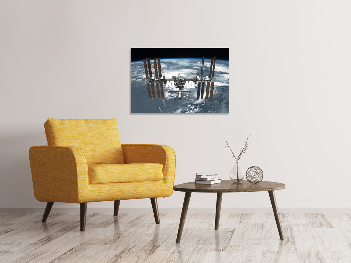 Leinwandbild Ein Satellit
