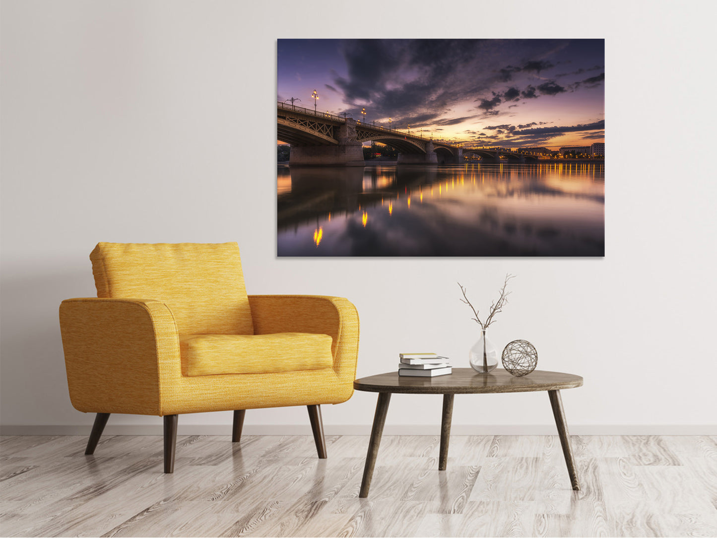 Leinwandbild Romantisches Abendlicht