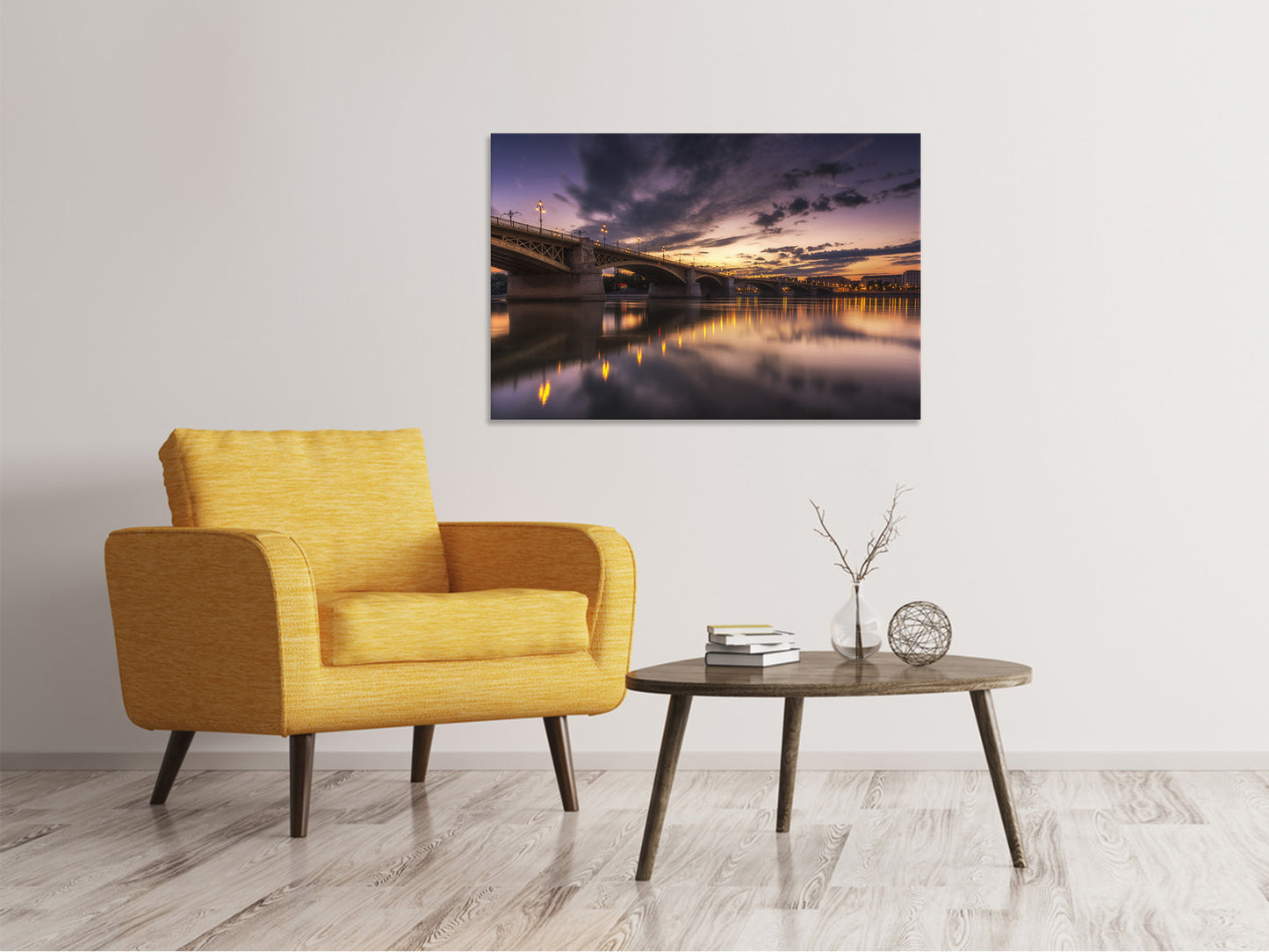 Leinwandbild Romantisches Abendlicht