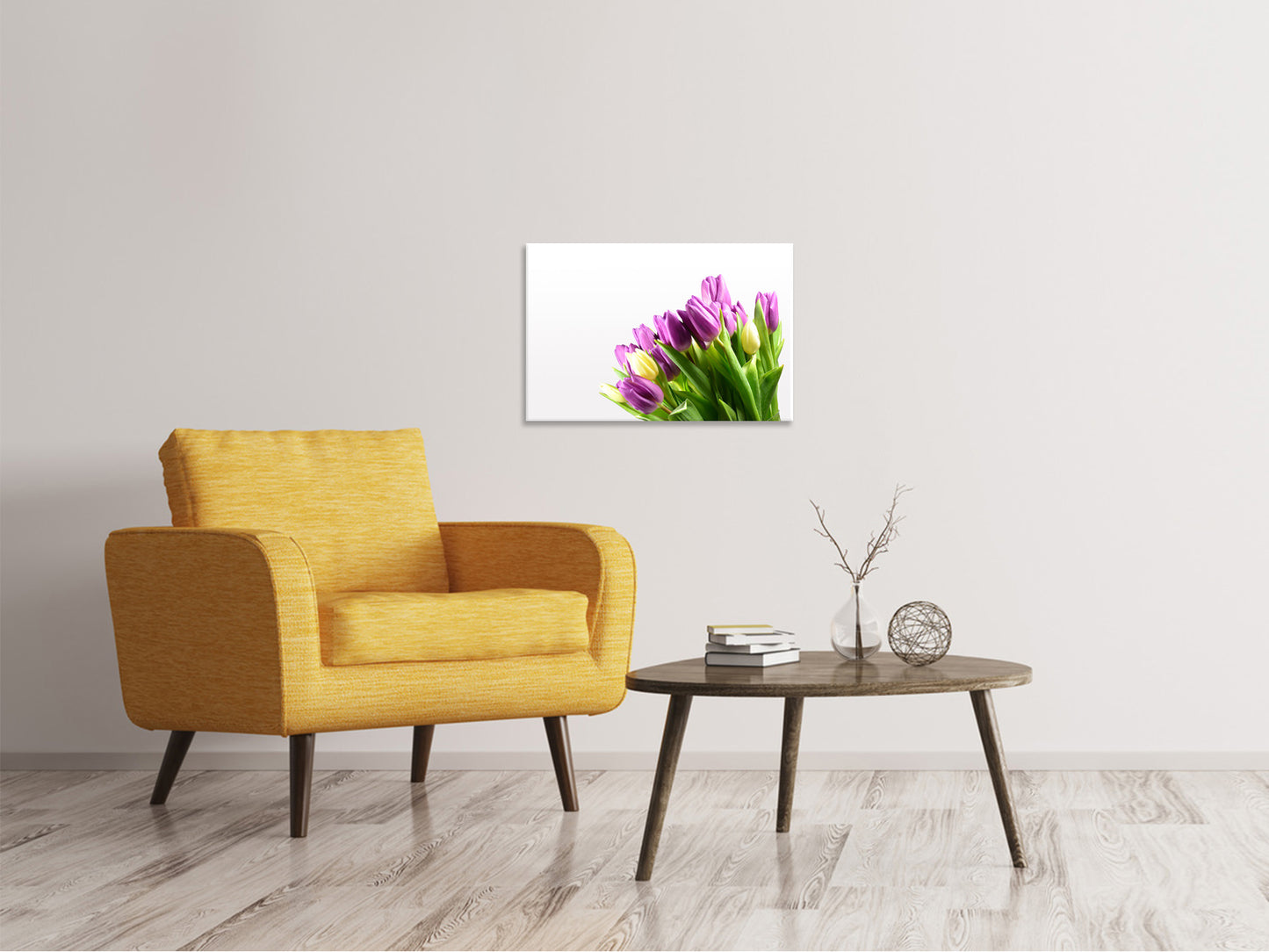 Leinwandbild Tulpen in XL